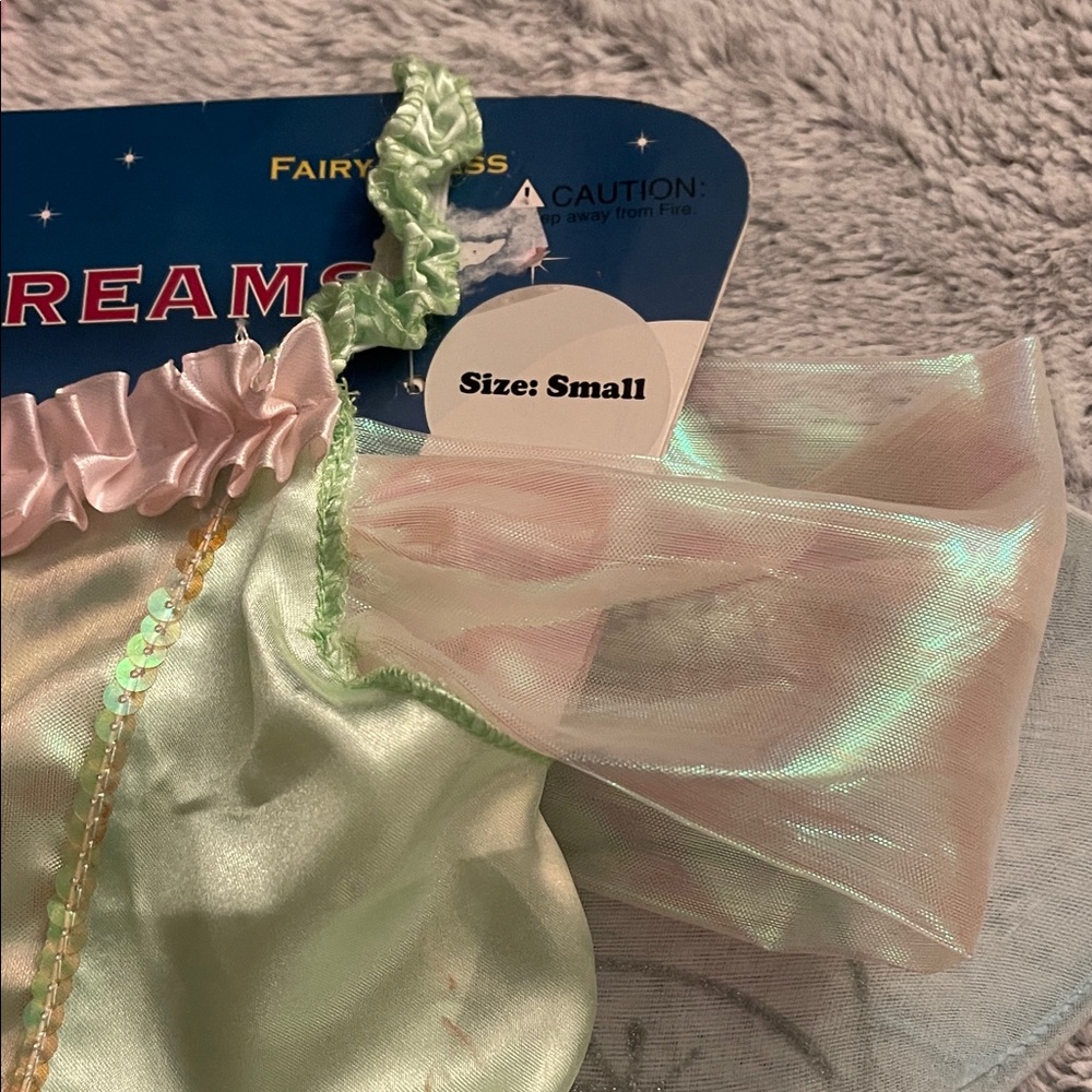 Fairy Costume for Kids - Green and Pink SZ S - Picture 3 of 7